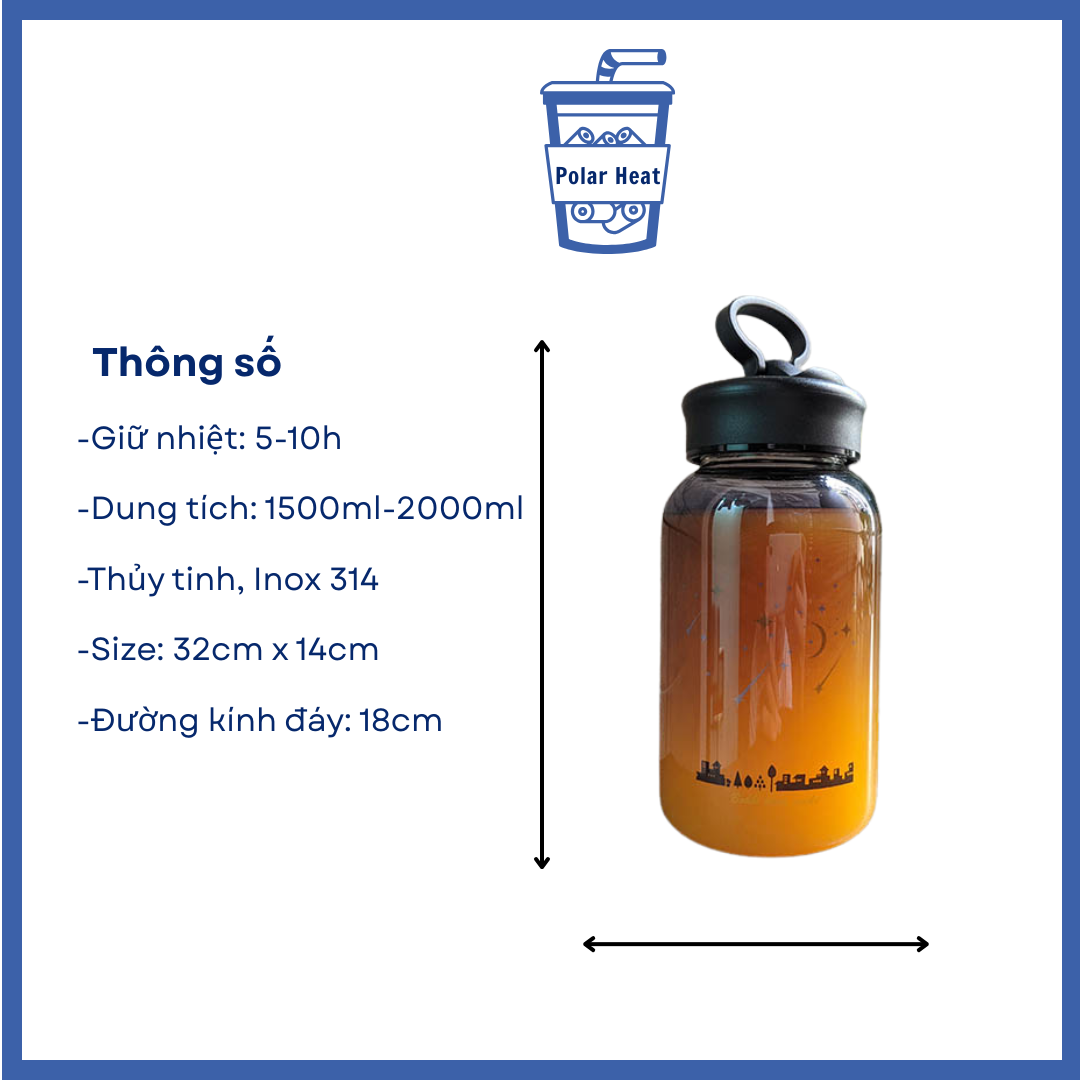 Thông Số Của Bình Nước Thủy Tinh Chịu Nhiệt Đựng Cả Thành Phố Đang Ngủ